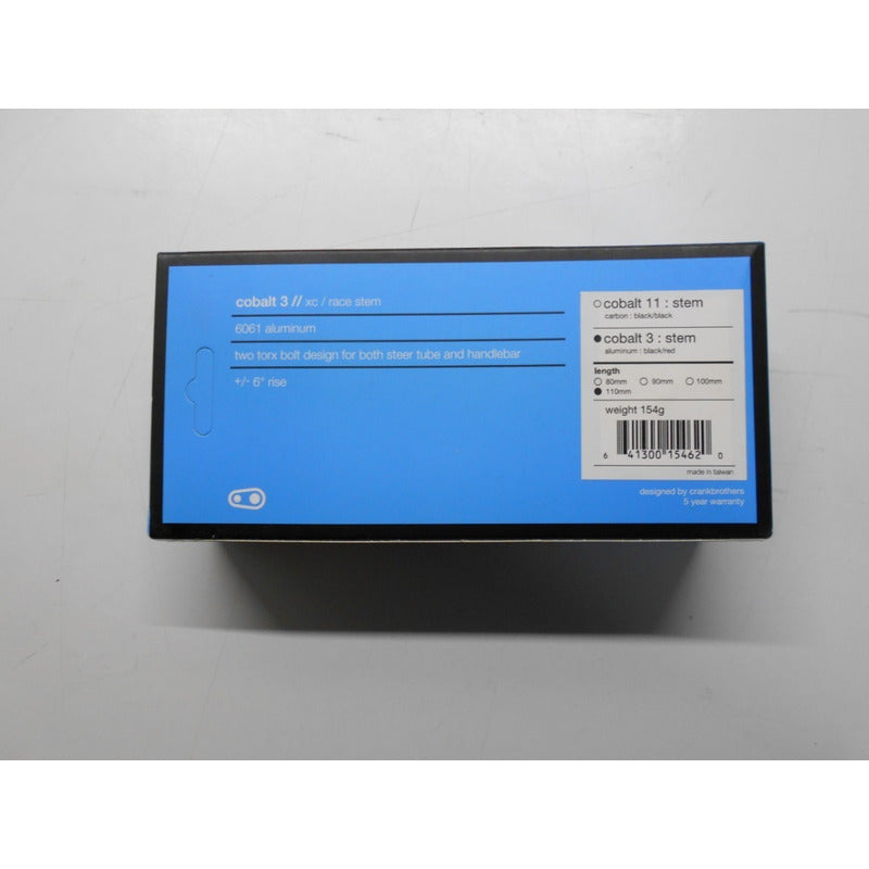 Potencia Poste Manubrio Crankbrothers Cobalt 3 110mm 31.8 6º Negro