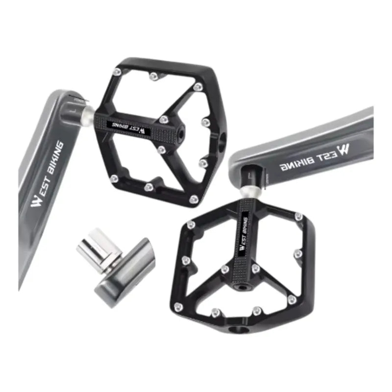 Extensores De 20mm Para Pedales Bicicleta Mtb Ruta Plateado