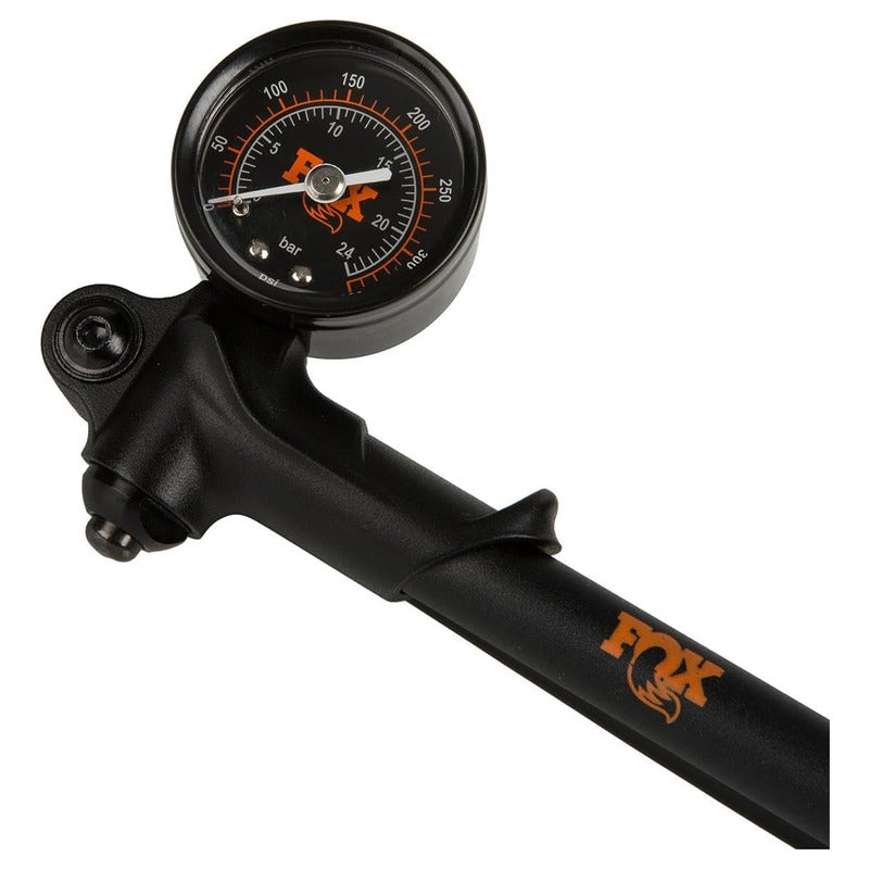 Bomba Aire Suspension Fox Horquilla Shock Cabezal Largo Negro
