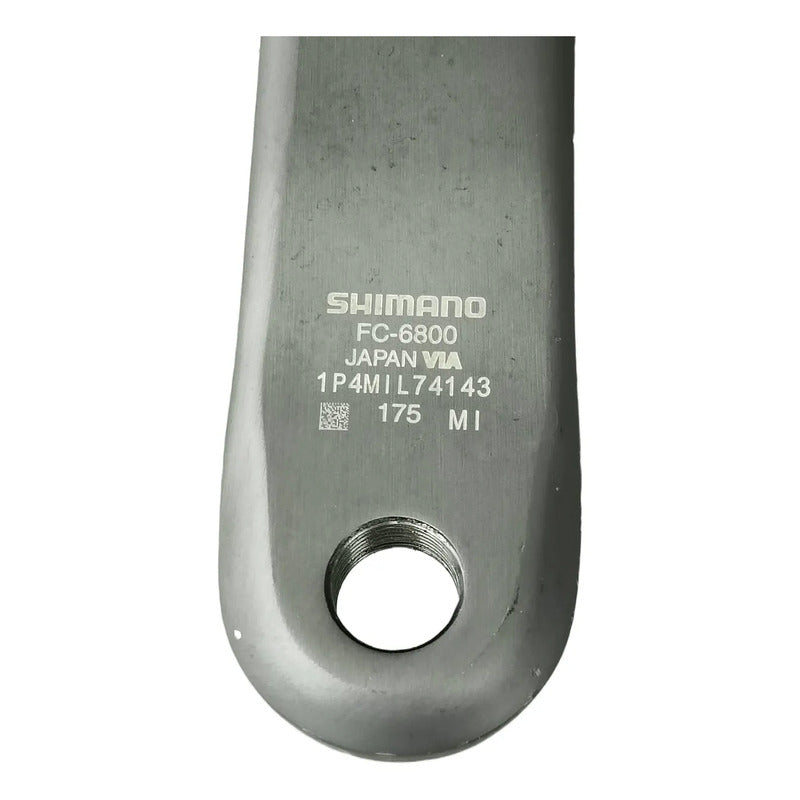 Multiplicación Bielas Bicicleta Ruta Shimano Ultegra Fc-6800 Negro