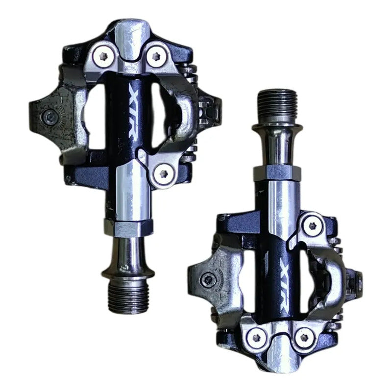 Pedales Shimano Xtr Pd-m9100 Spd Clip Contacto Mtb Plateado