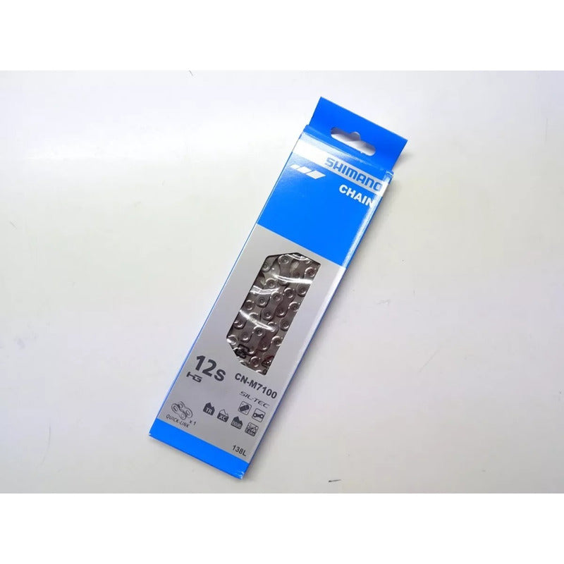 Cadena Shimano Slx 12 Pasos Cn M7100 138 L Plateado
