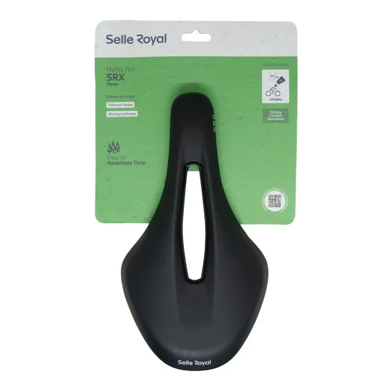 Asiento Bicicleta Selle Royal Srx Open Ruta 263 X 145 Negro 26.3 Cm 14.5 Cm