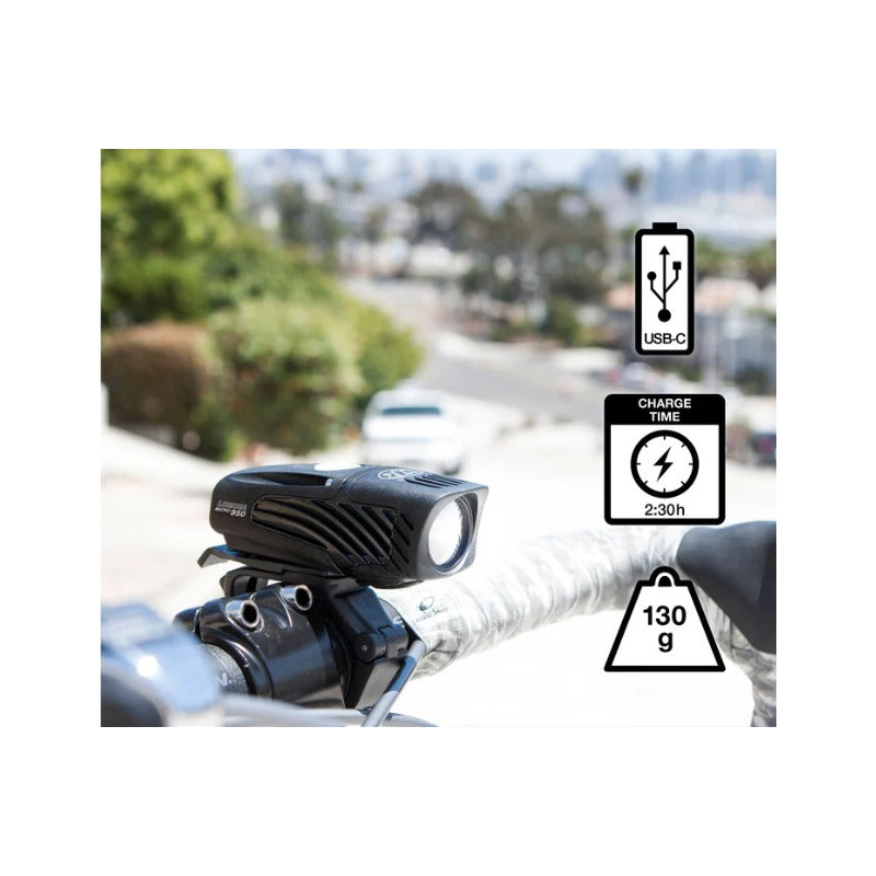 Lampara Niterider Lumina 950 Micro Para Bicicleta Negro
