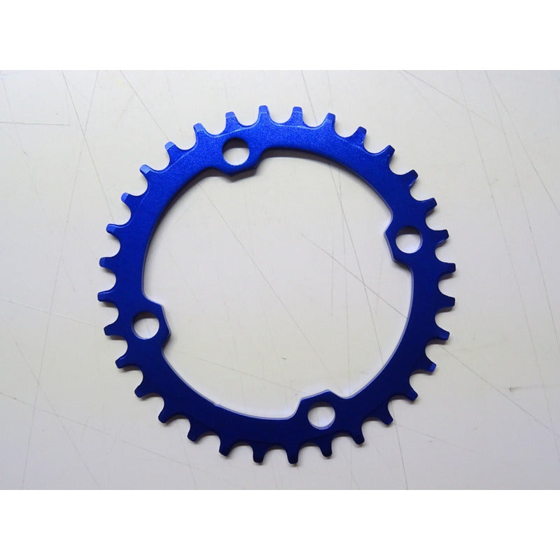 Mono Plato Monoplato Chainring Aluminio 32t 104 Bcd Azul