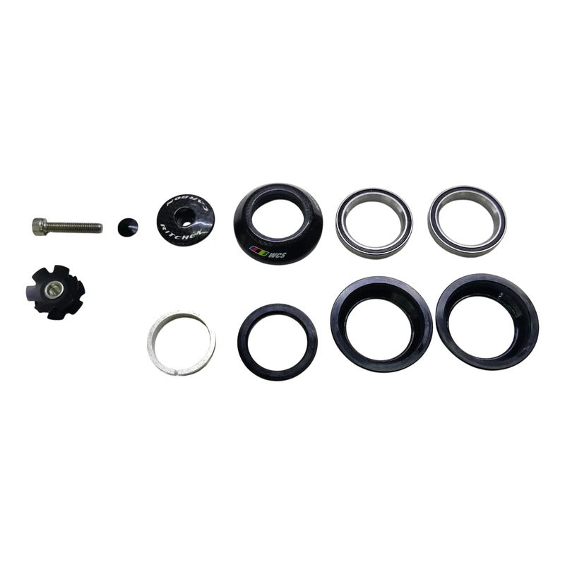 Set Tazas Semi Integrada Ritchey Logic Wcs Carbon 3k Negro