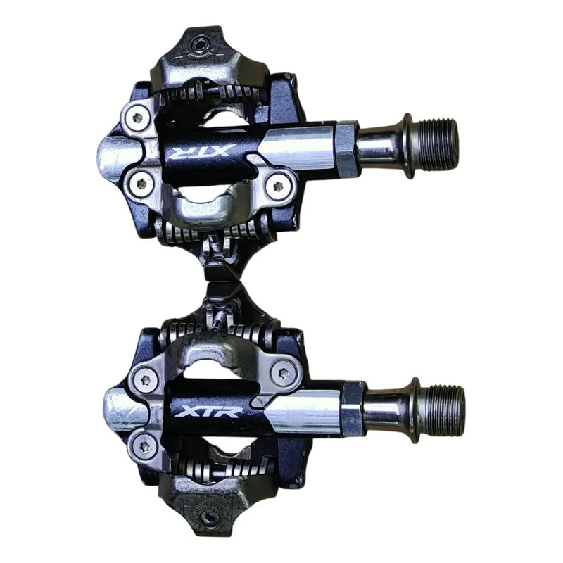 Pedales Shimano Xtr Pd-m9100 Spd Clip Contacto Mtb Plateado