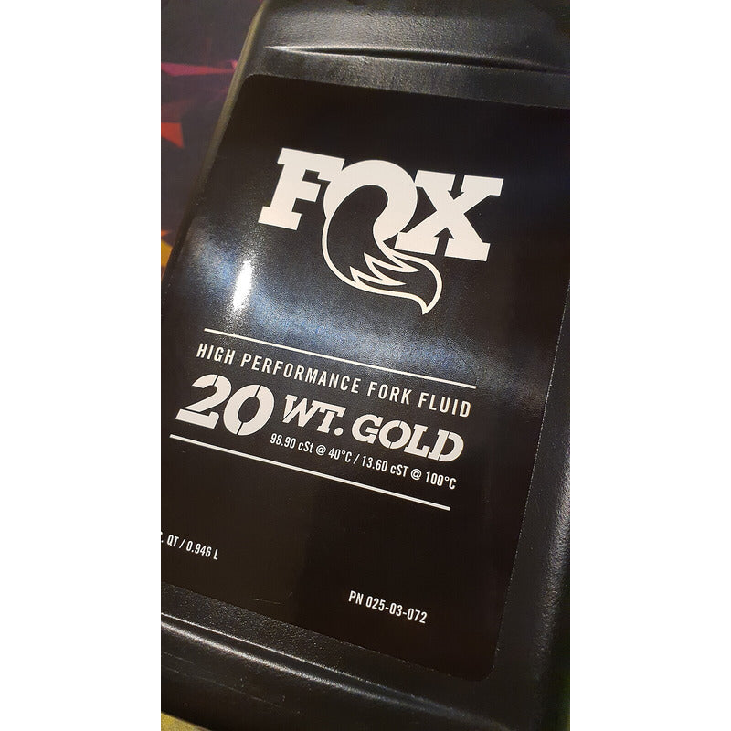 Aceite Fox Suspension 20wt Gold Fluido Horquilla 946ml(32oz)