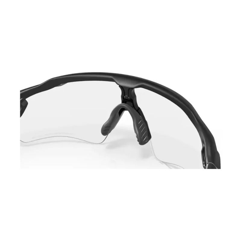 Lentes Oakley Radar Ev Path 920813 - Acero Fotocromaticos Transparente A Negro Iridium Acero