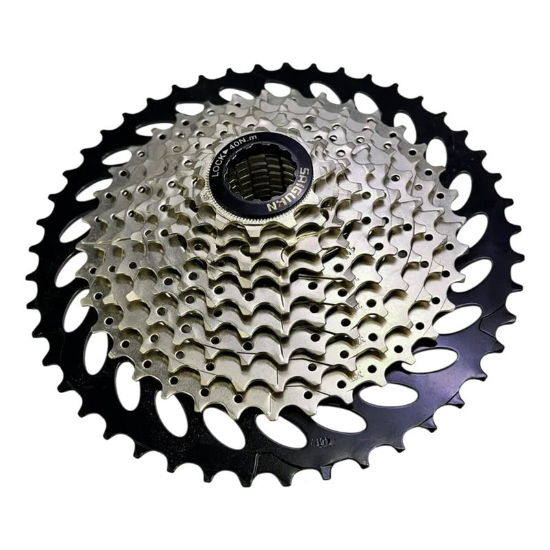 Cassette De 10 Pasos Saiguan Bicicleta Mtb Hg 11-48t Plateado 11 48