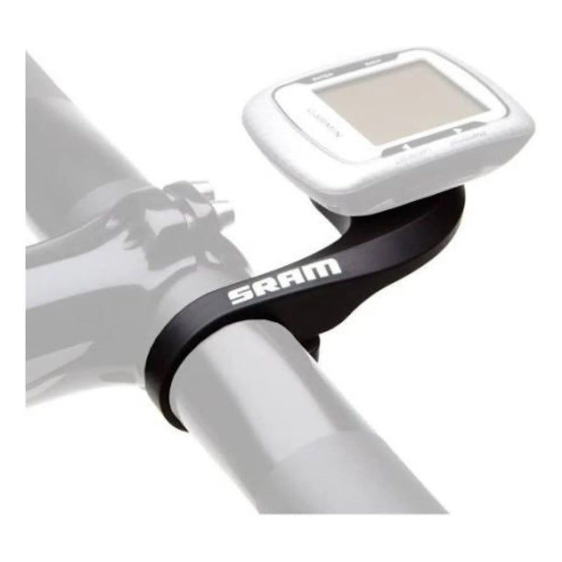 Soporte Base Corta Montaje Ciclocomputador Garmin Sram Negro
