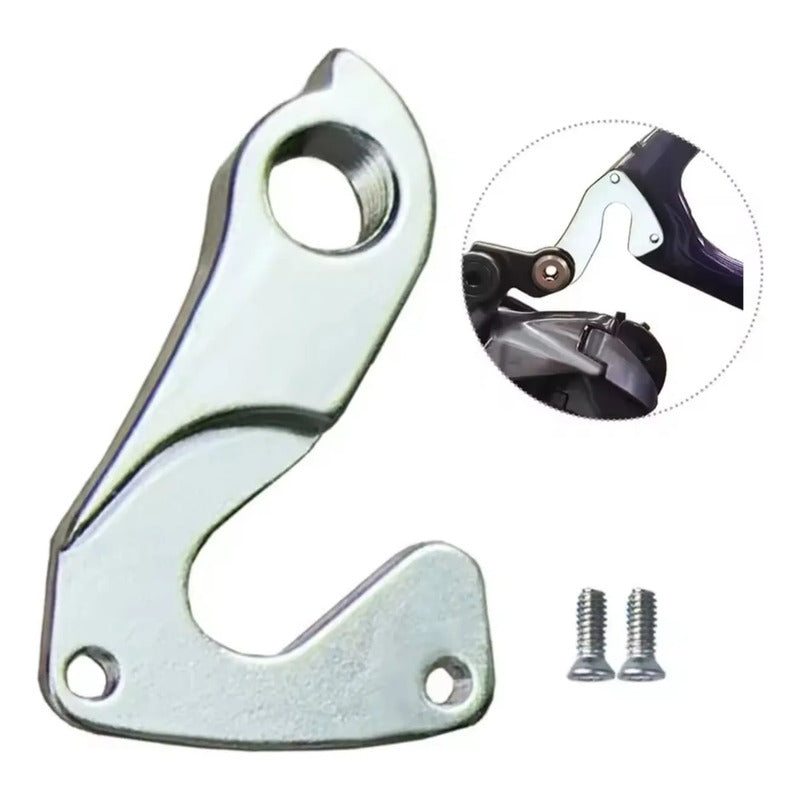 Hanger Pata D Cuadro Dropout 633 Para Bicicleta Plateado