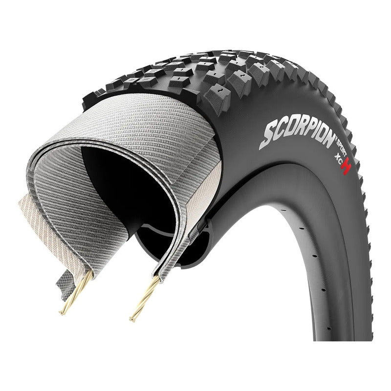 Llanta Bicicleta Pirelli Scorpion Sport Xc H 29 2.4 Tubeless Negro