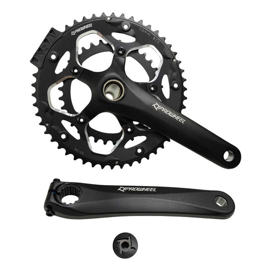Multiplicación Biela Bicicleta Ruta Prowheel 50/34 170mm Negro
