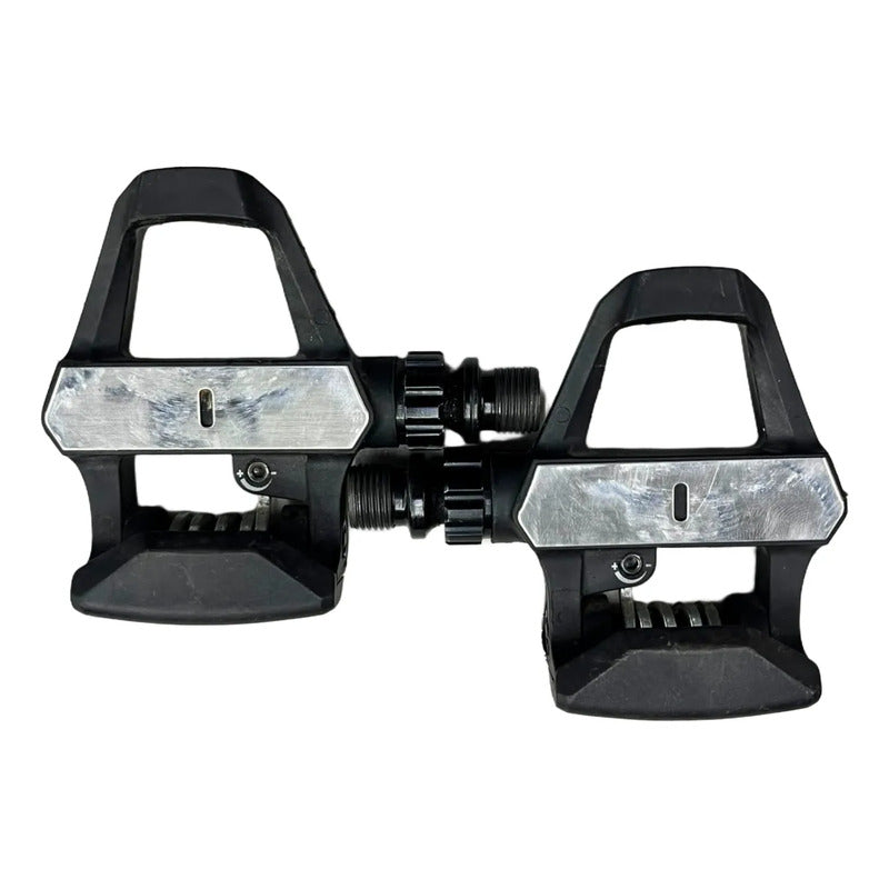 Pedales De Bicicleta Ruta Decathlon Van Rysek Autoroad Edr-k Plateado/negro