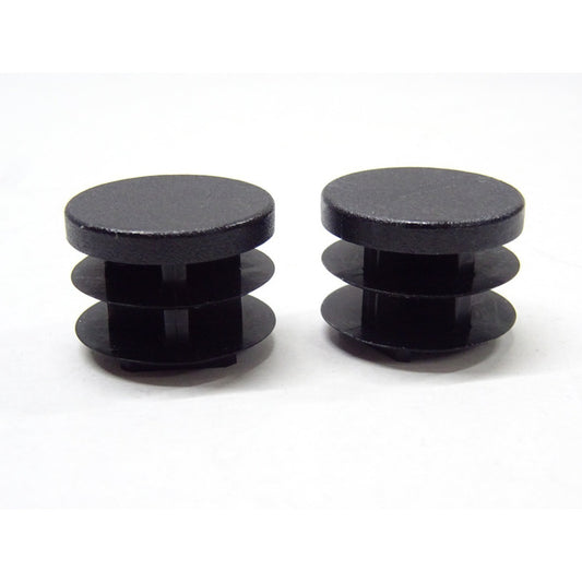 Tapones Tapa Manubrio Aluminio Grips Bicicleta Wheels Mfg Negro