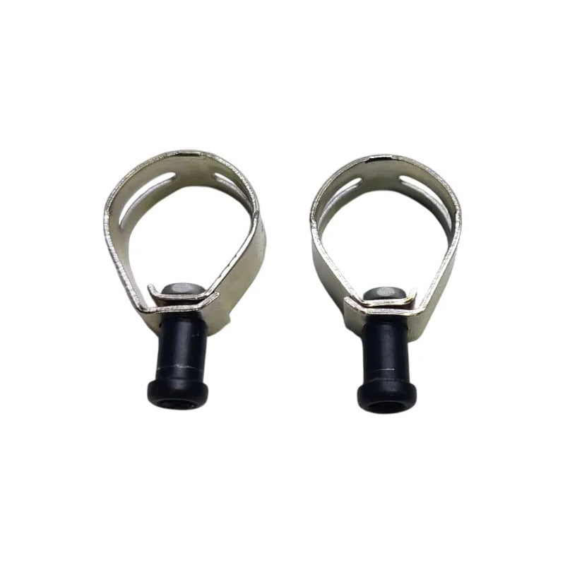 Abrazaderas Para Manetas Palancas Frenos Duales Ruta 22.2mm Plateado