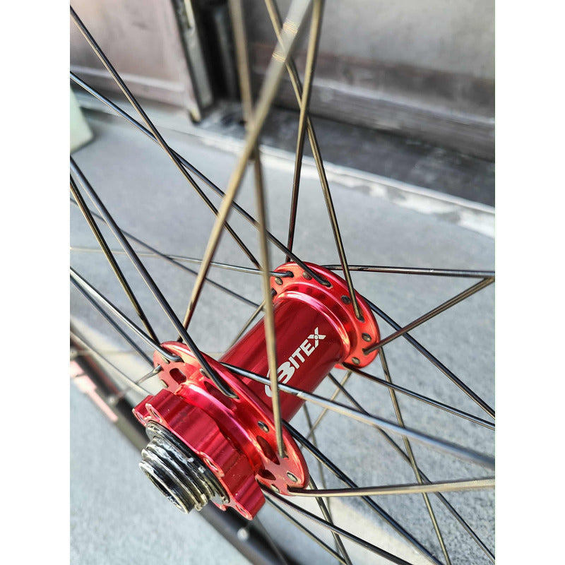 Ruedo Rin 29 Delantero Bitex Cube Aluminio 15x100mm Tubeless Negro