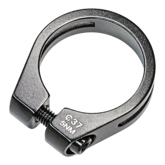 Abrazadera De Asiento Aluminio Para Bicicleta 37mm Negro Negro