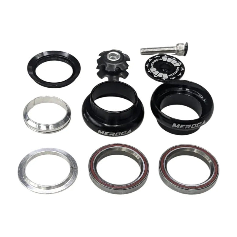Tazas Dirección Bicicleta Horquilla Cuadro 1 1/8 Negro