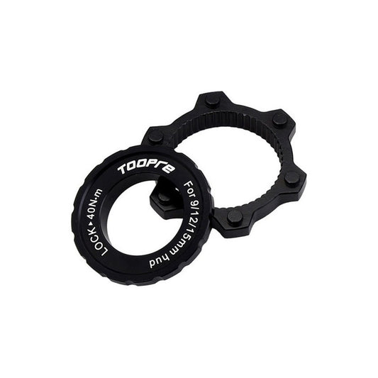 Adaptador Rotor Disco Freno 6 Tornillos A Maza Centerlock Negro