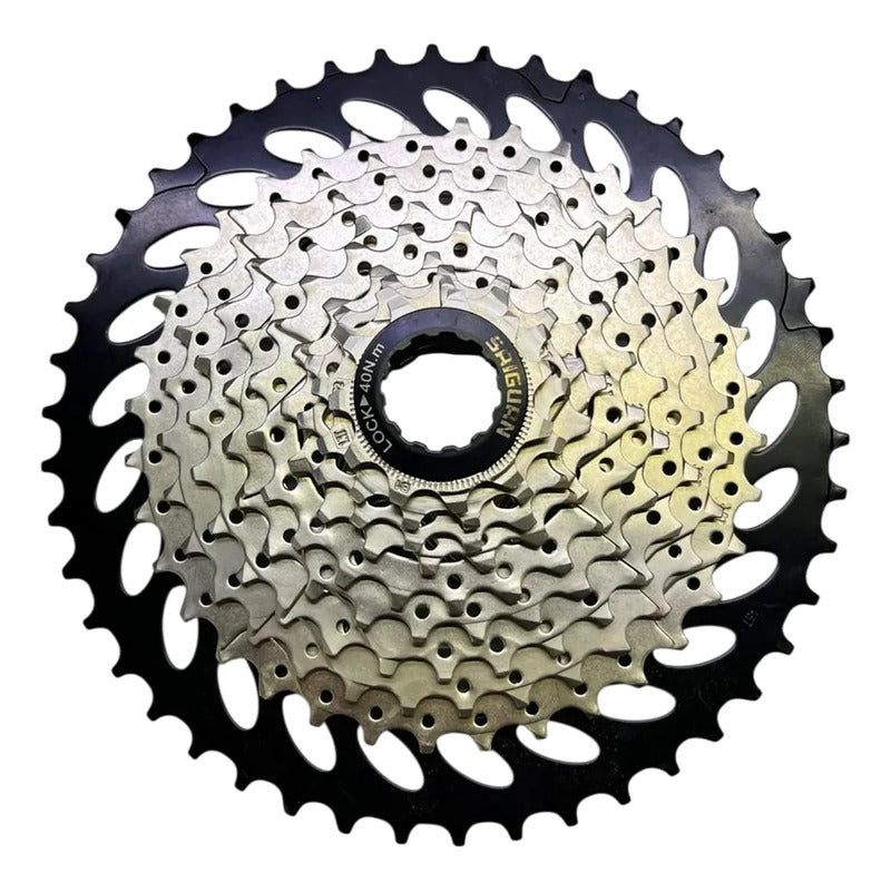 Cassette De 10 Pasos Saiguan Bicicleta Mtb Hg 11-48t Plateado 11 48