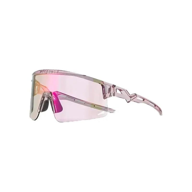 Lentes Rockbros Fotocromaticos Tornasol Rosa Morado Tornazol Rosa Pálido
