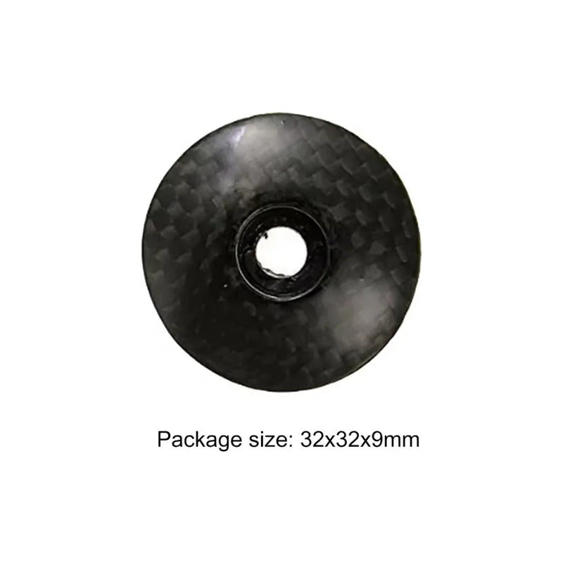 Tapa Para Tazas De Dirección Potencia Bicicleta Carbono Negro