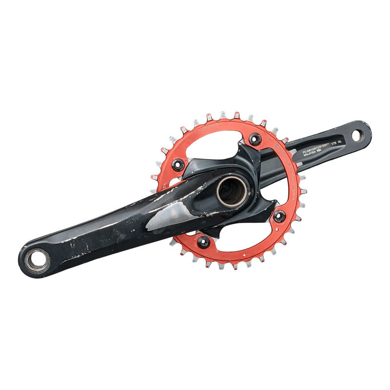 Multiplicación Bielas Monoplato Bicicleta Mtb Shimano Deore Negro