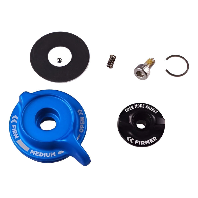 Palanca Perilla Control Bloqueo Suspensión Fox Fit 4 Factory Azul