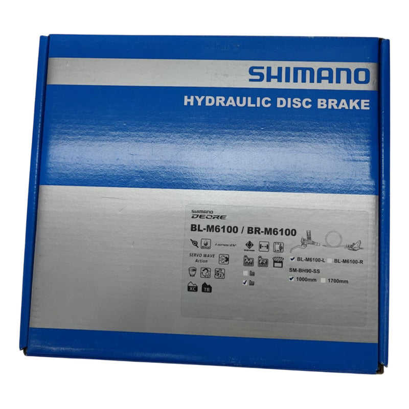 Freno Hidráulico Delantero Shimano Deore Bl-m6100-l Metal