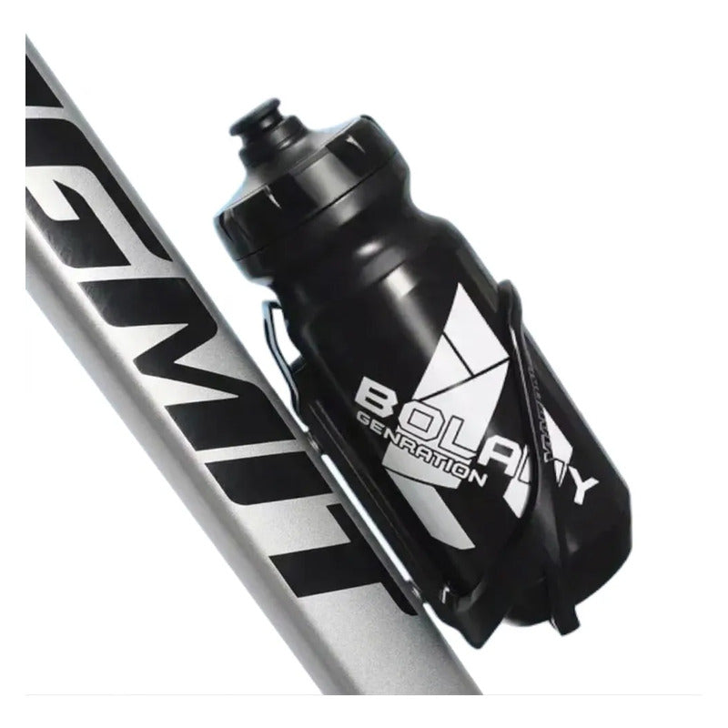 Par Anforas Termo Bidon 610ml Bicicleta Ciclismo Mtb Ruta Negro / Blanco