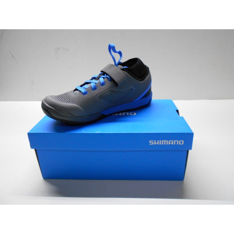 Zapatillas Montaña Ciclismo Shimano Am7 39 Eu Gris Azul