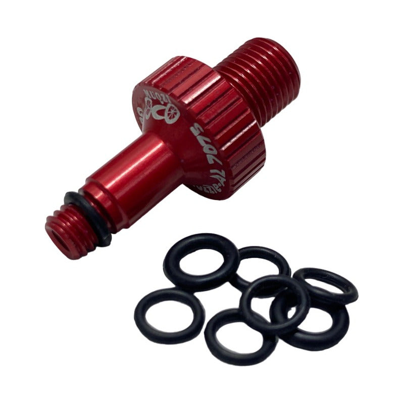 Adaptador Valvula Ifp P Suspensiones Rock Shox Presurizador Rojo