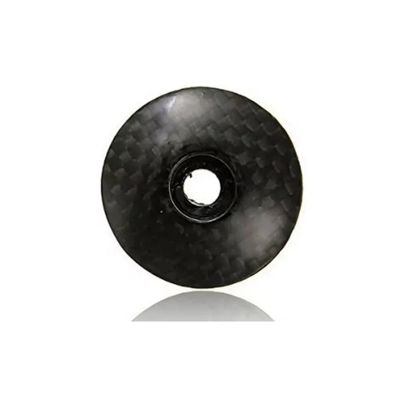 Tapa Para Tazas De Dirección Potencia Bicicleta Carbono Negro