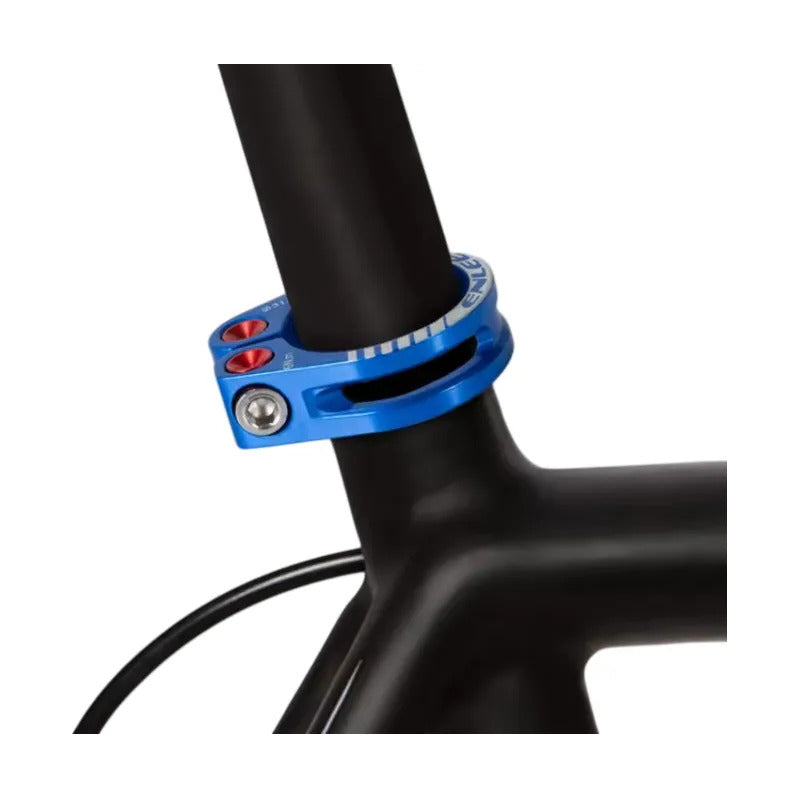 Abrazadera Poste De Asiento 31.8mm Cuadro Bicicleta Enlee Azul