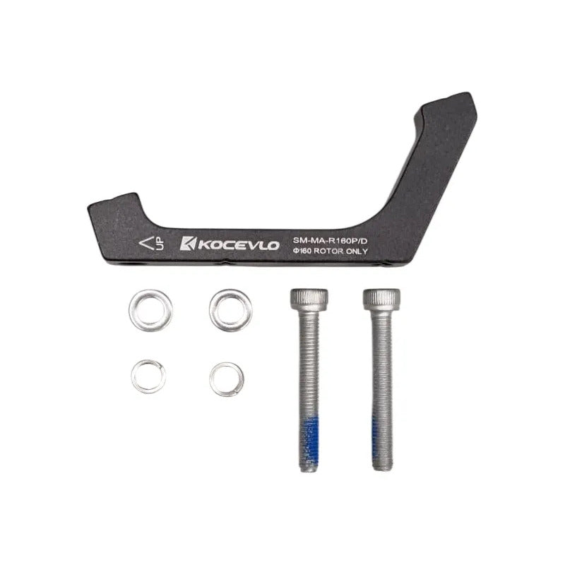 Adaptador Freno Disco Bicicleta Flat Mount Post Mount Pd 160 Negro