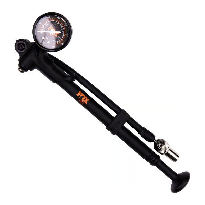 Bomba Aire Suspension Fox Horquilla Shock Cabezal Largo Negro