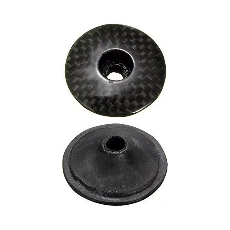 Tapa Para Tazas De Dirección Potencia Bicicleta Carbono Negro