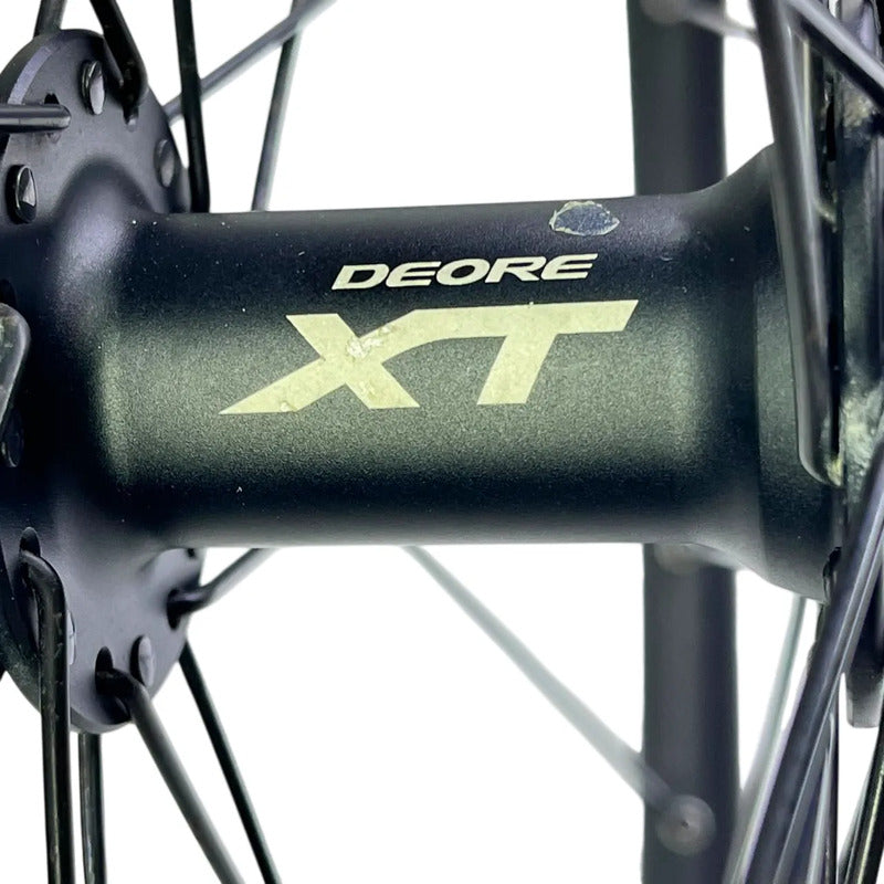 Aro Ruedo Rin Delantero Mtb Alexrims En24 27.5 Deore Xt Negro