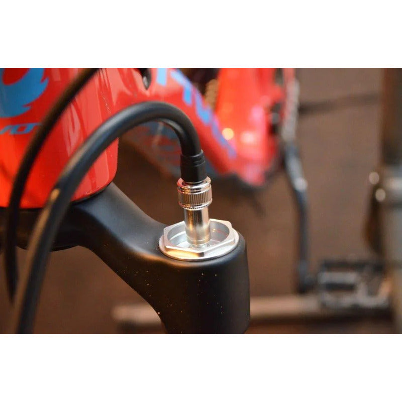 Bomba Aire Suspension Fox Horquilla Shock Cabezal Largo Negro
