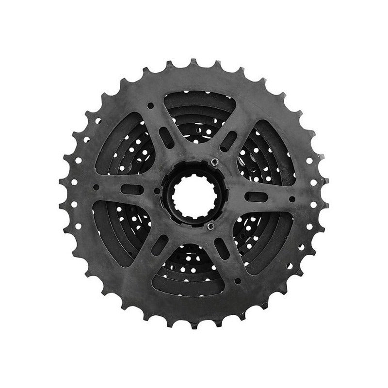 Cassette De 9 Pasos Shimano 11 36 Cs-hg200-9 Negro