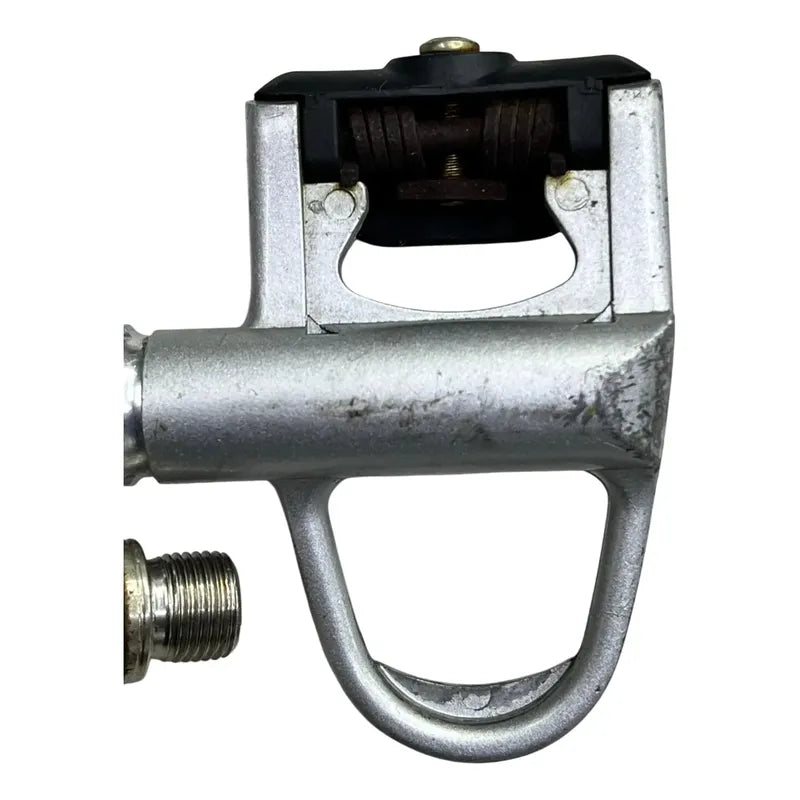 Pedales De Clip Spd Sl De Aluminio Bicicleta Ruta Plateado/negro