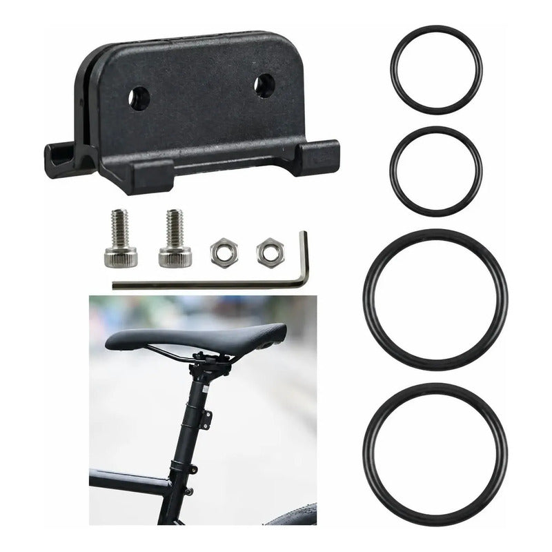 Soporte Placa Número Carreras De Triatlón Bicicleta Mtb/ruta Negro