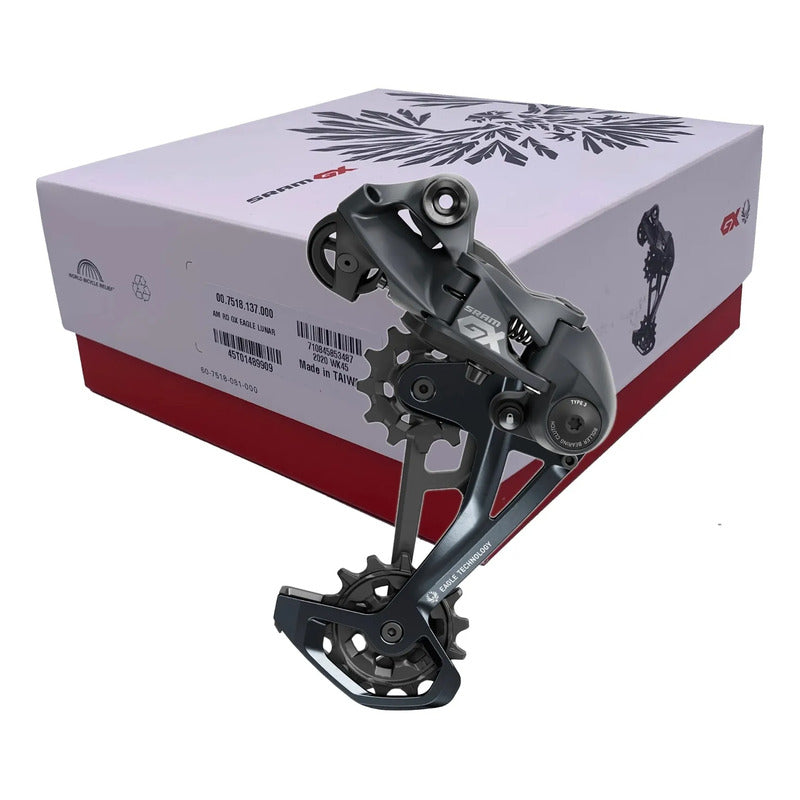 Desviador Cambio Trasero Sram Gx Eagle 12 Pasos Lunar Gris Oscuro Largo