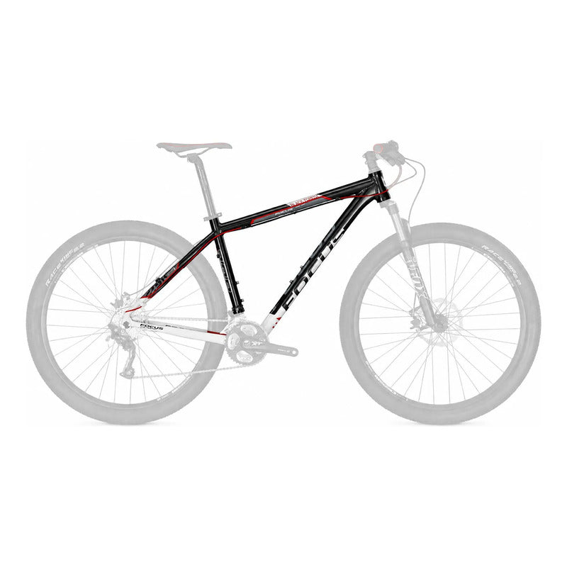 Cuadro Bicicleta Mtb Focus Black Forest 1.0 R26 R27.5 Negro/blanco M
