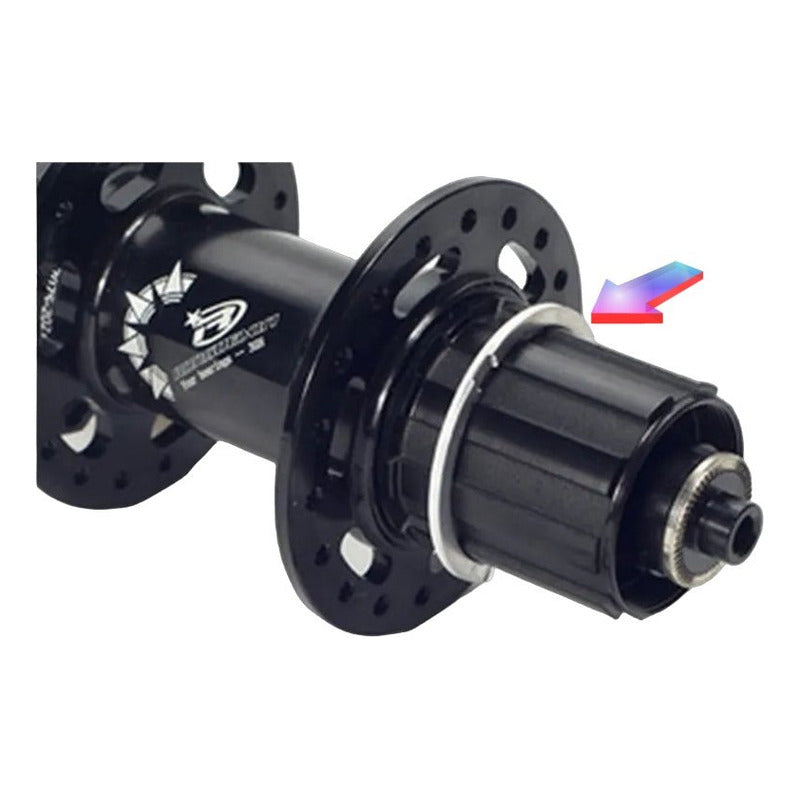 Espaciador Para Cassette Body Hg Maza Bicicleta 1.8mm Plateado