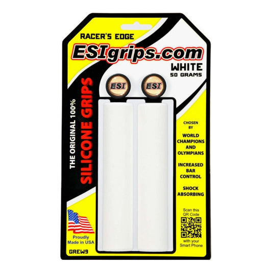 Grips Montaña Puños Esigrips Racerd Edge Blanco Blanco