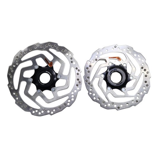 Set Discos Rotores Shimano Sm-rt10 180mm Y 160mm Centerlock