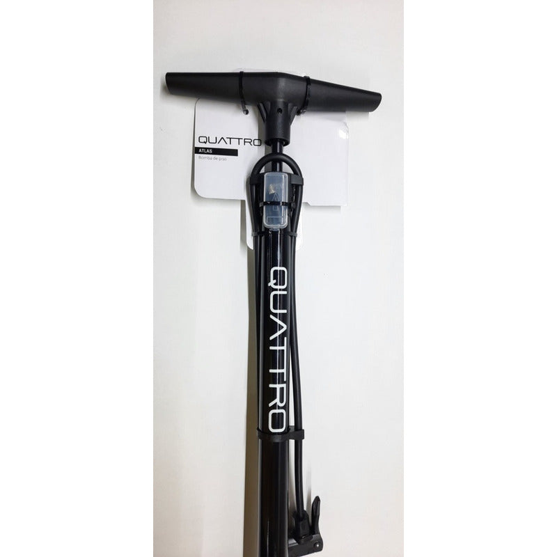 Bomba Aire Quattro Piso Bicicleta Ruta Mtb 200psi Negro